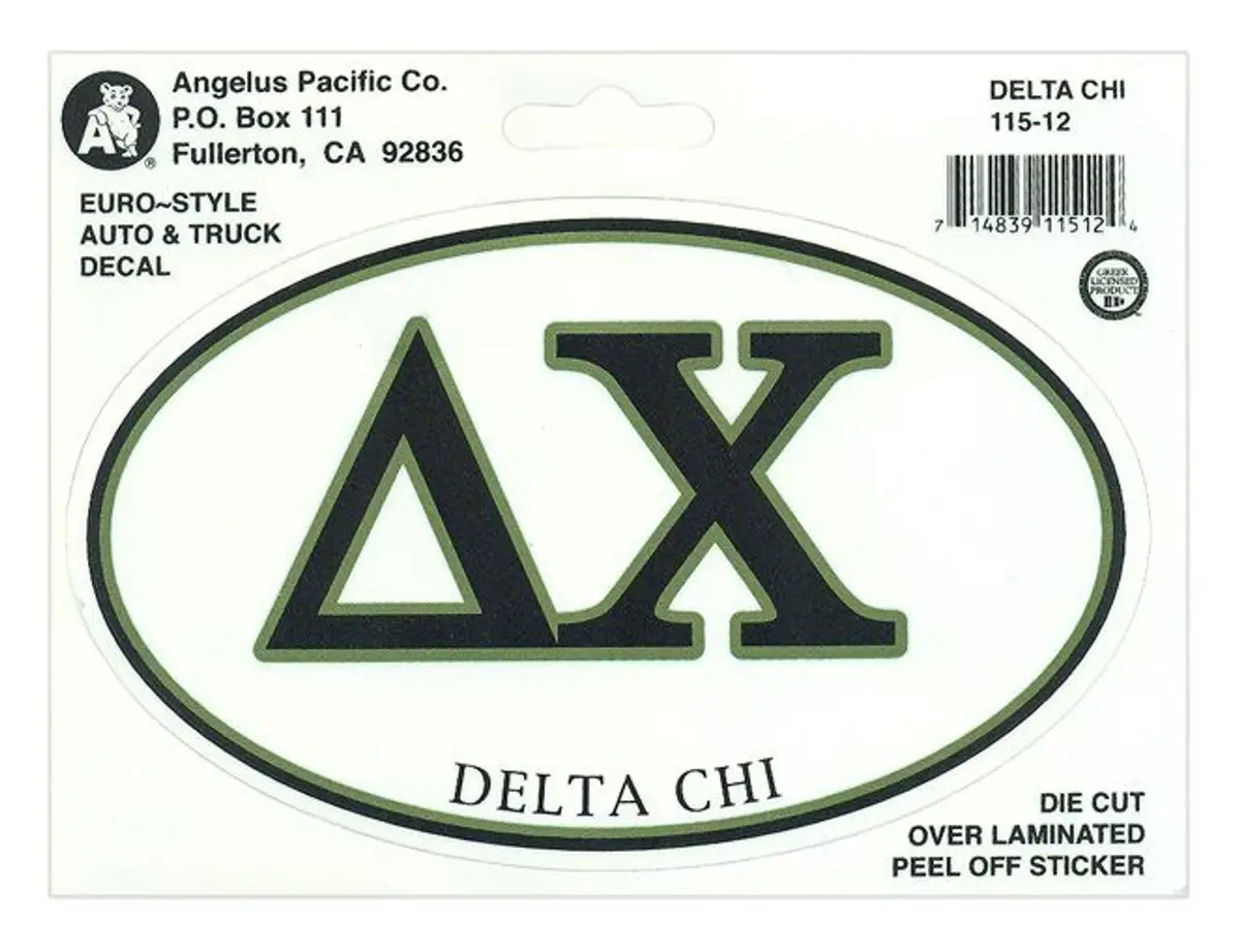 Delta Chi Euro Decal - Discontinued 1
