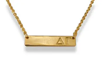 Delta Gamma Bar Necklace 1