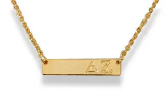 Delta Zeta Bar Necklace 1