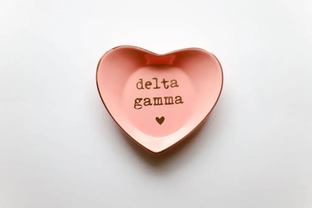 Delta Gamma Heart Ring Dish 1