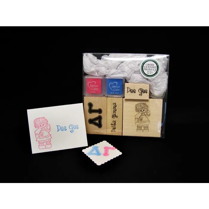 Delta Gamma Rubber Stamp Kit 1