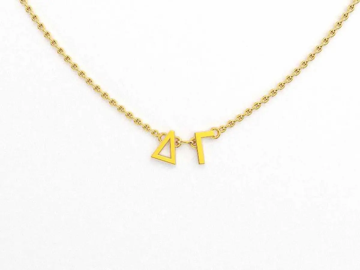 Delta Gamma Phoebe Greek Necklace 1