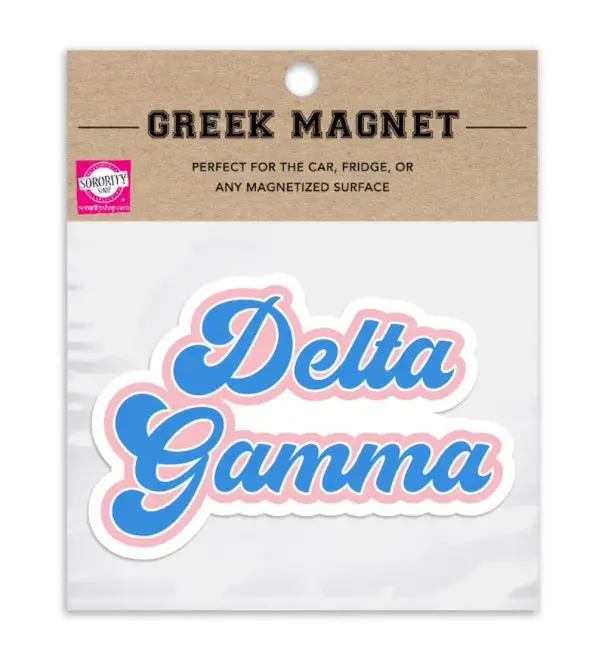 Delta Gamma Retro Magnet 1