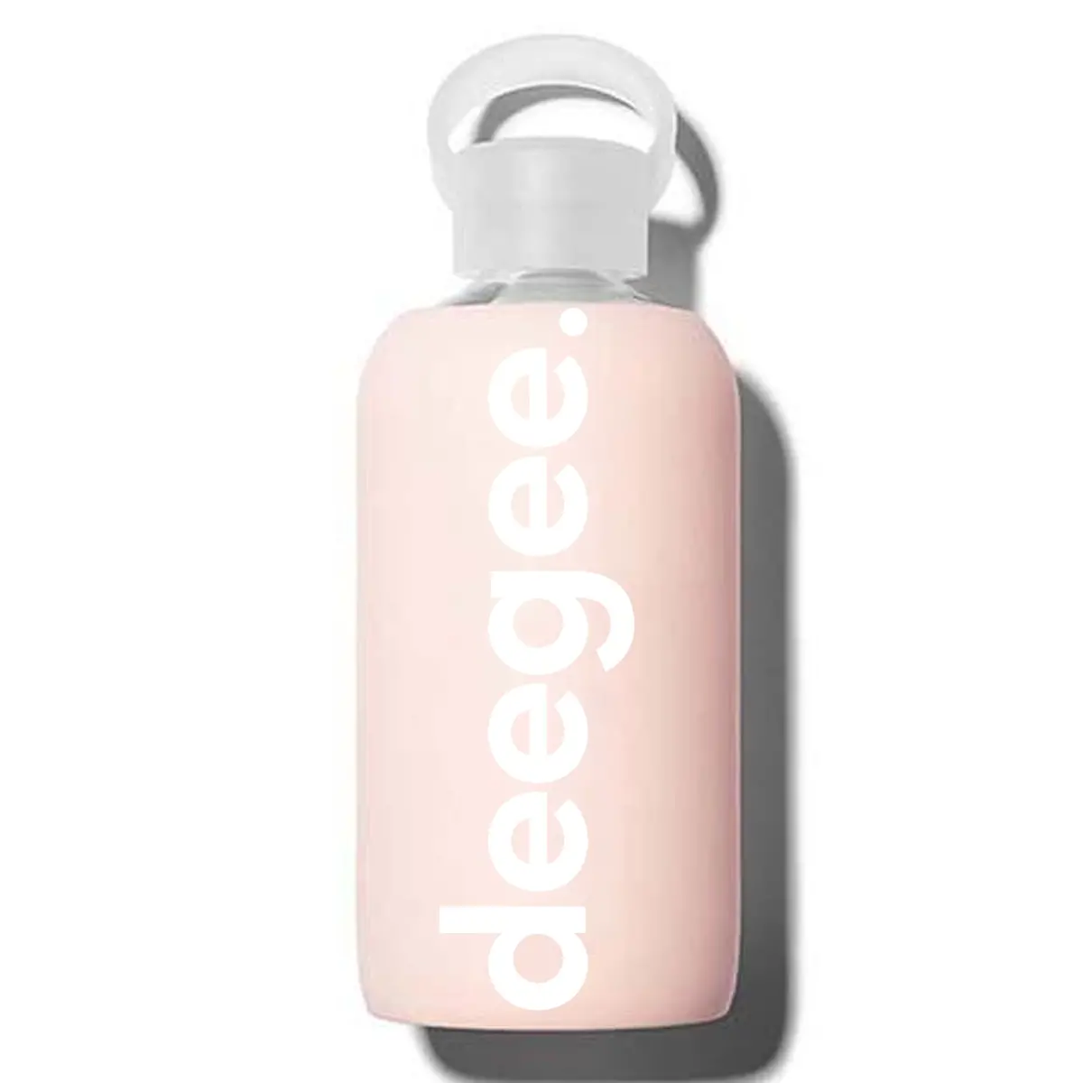 Delta Gamma Glass Silicone Sleeve Water Bottle 1