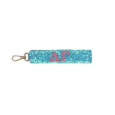 Delta Gamma Sequin Wristlet 1