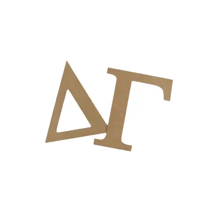 Delta Gamma Crafting Mdf/Wood Letter Set 1