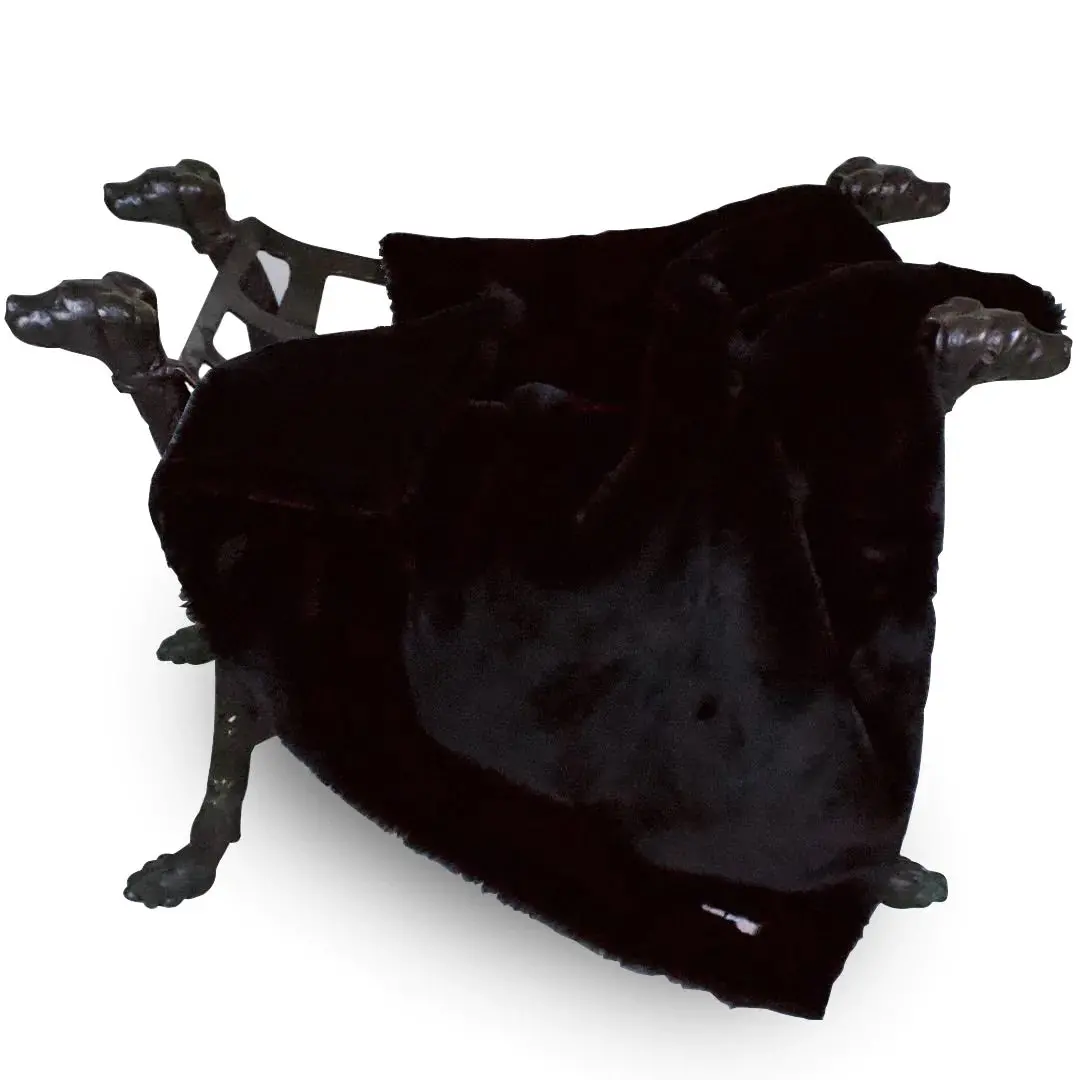 Divine Plus Dog Blanket In Black (Made In The Usa) 1