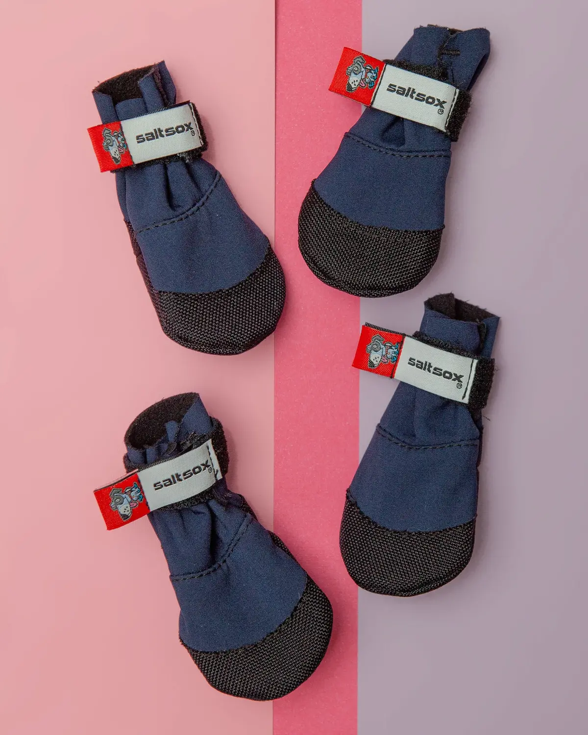 Saltsox Fleece-Lined Dog Booties In Navy 1
