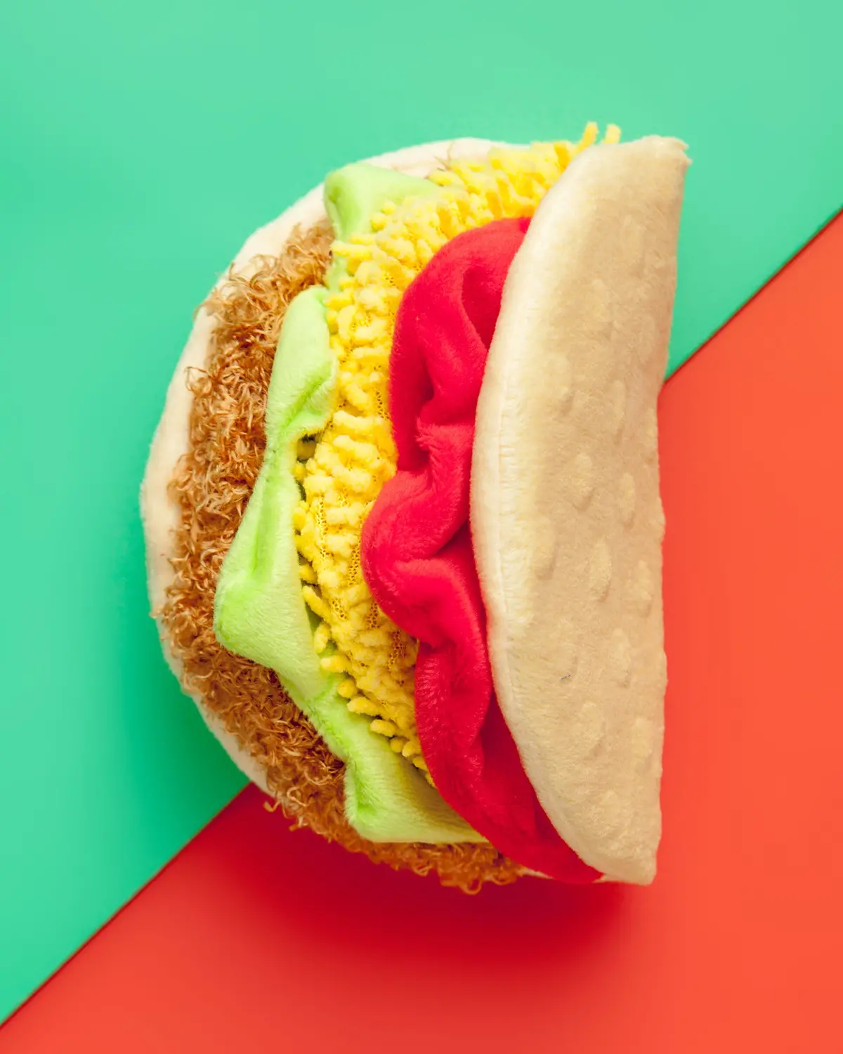 Taco Tuesday Crinkle & Squeaky Dog Toy 1