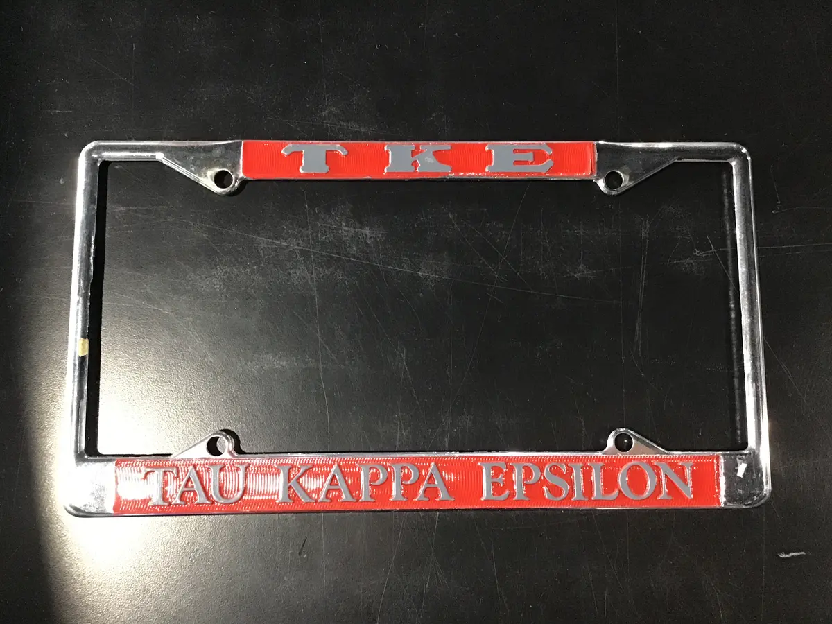 Tau Kappa Epsilon License Frame 1