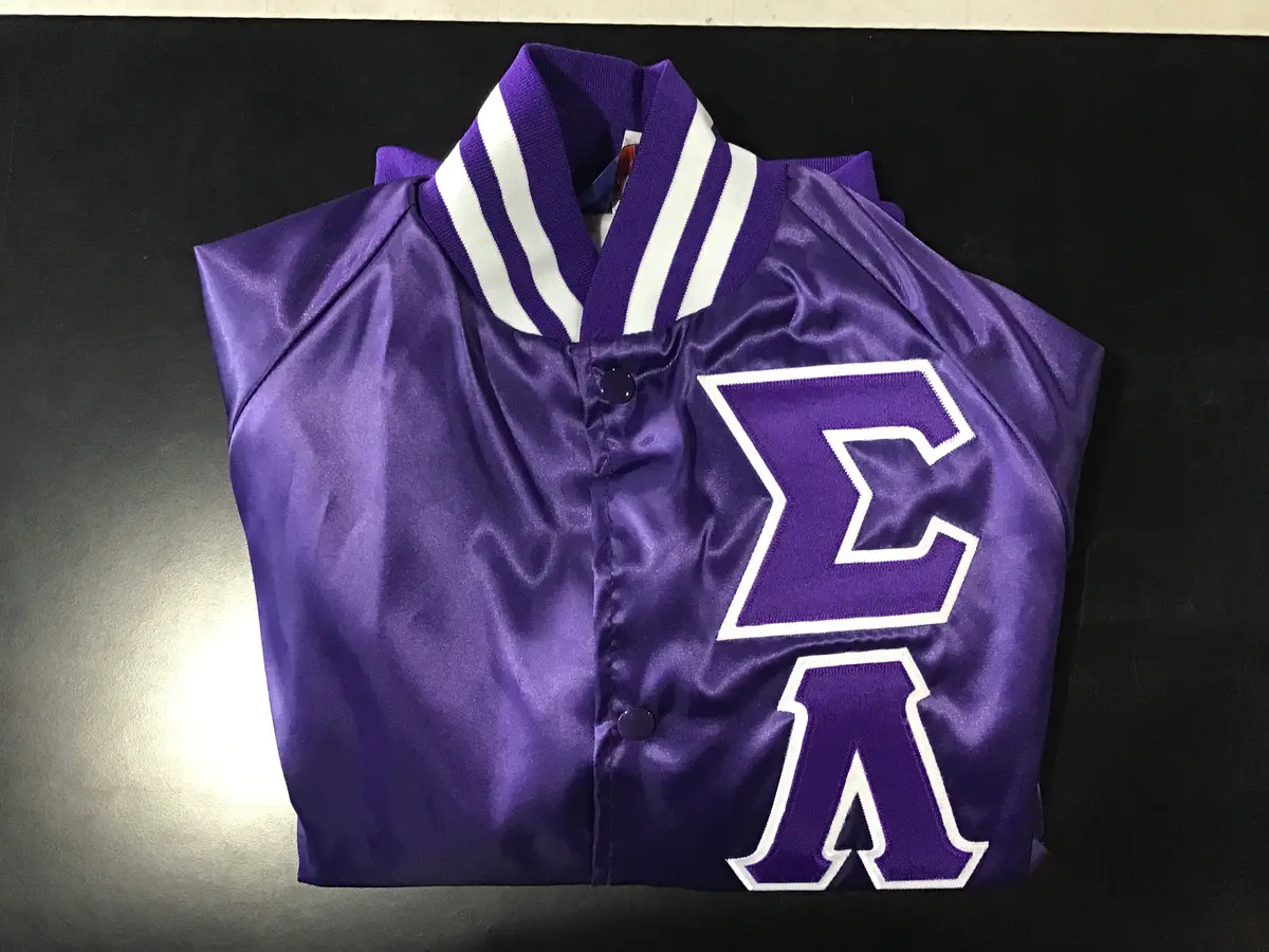 Sigma Lambda Beta Satin Jacket 1