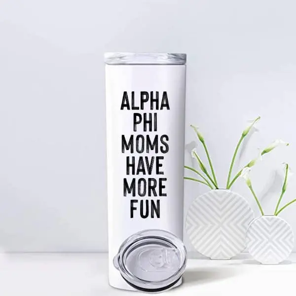 Alpha Phi Mom Tumbler 1