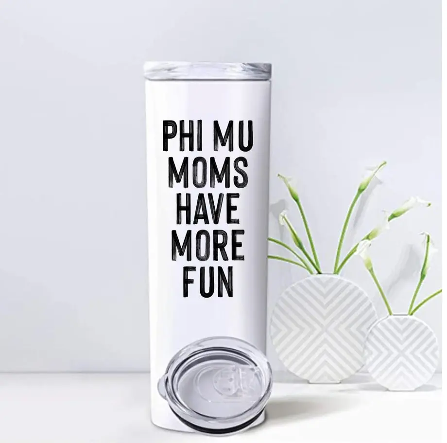 Phi Mu Mom Tumbler 1