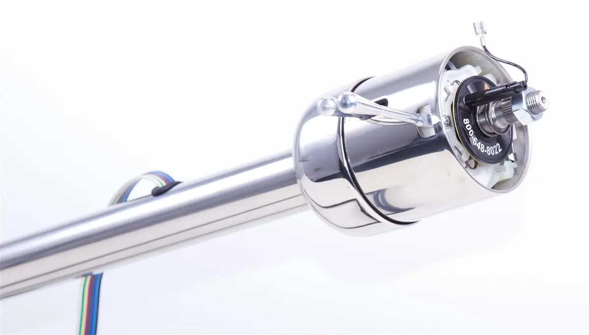 Flaming River Fr21022-28Pl Adjustable Roadster Steering Column – 28" Length, Polished Finish 1
