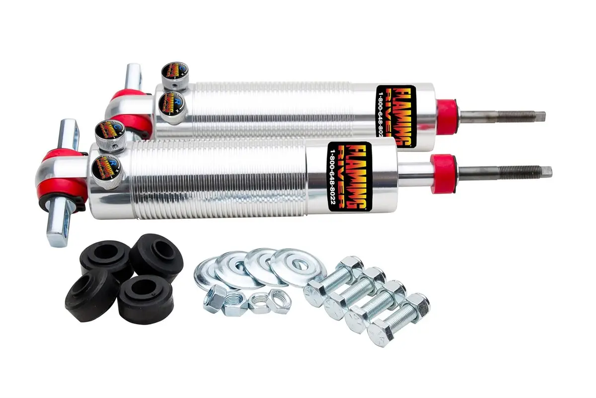 Flaming River Fr70084 Dual Adjustable Smooth-Body Shock – Coilover-Compatible, Rebound & Compression Tuning 1