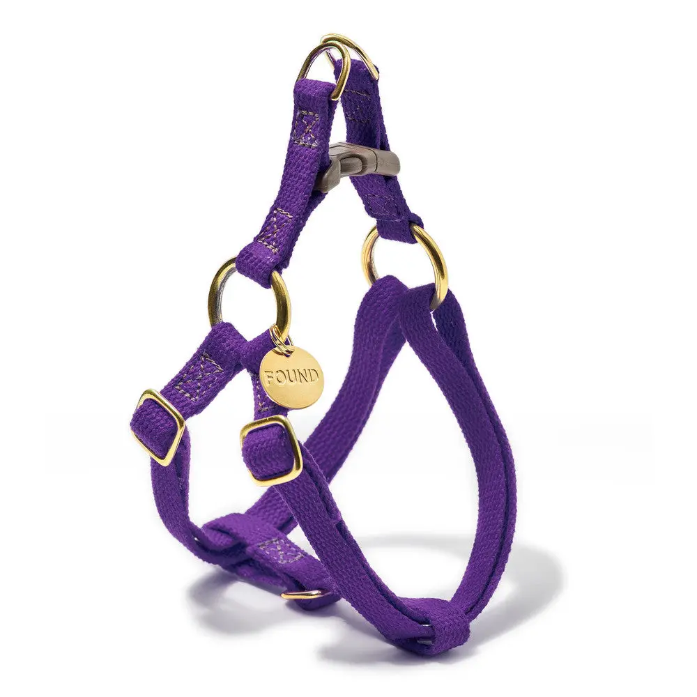 Found My Animal | Cotton Webbing Harness In Purple 1