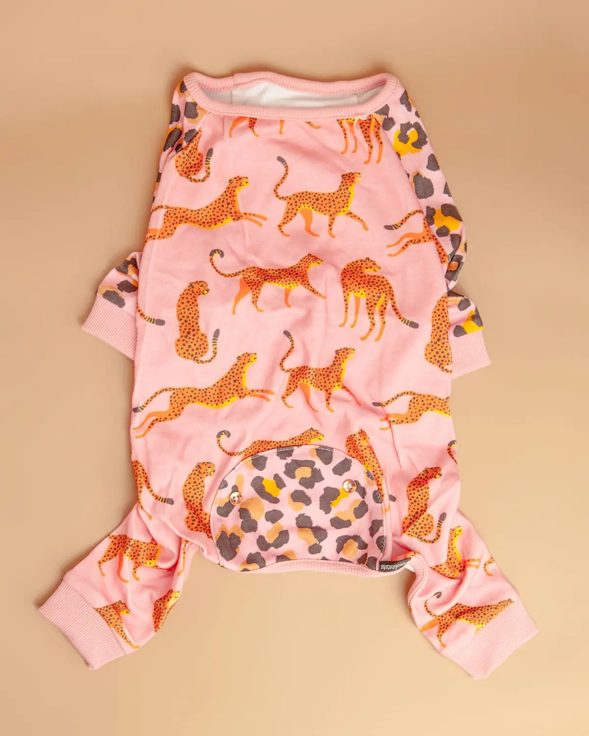 Leopard & Cheetah Print French Bulldog Pajamas (Final Sale) 1