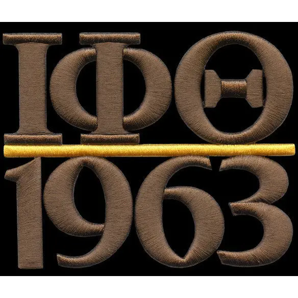 Iota Phi Theta Chapter Style Embroidery Patch Brown 1