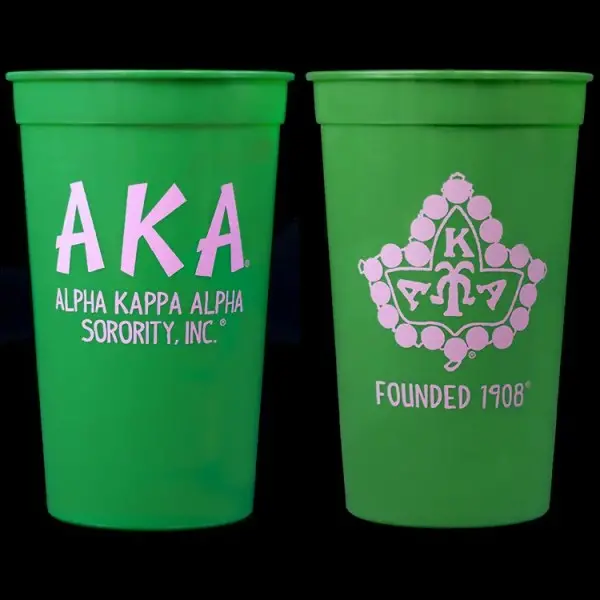 Alpha Kappa Alpha 22Oz Stadium Cup 1