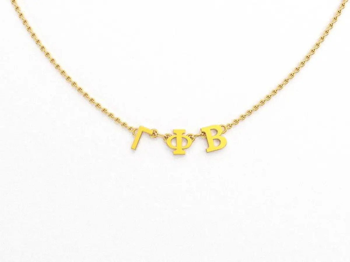 Gamma Phi Beta Phoebe Greek Necklace 1