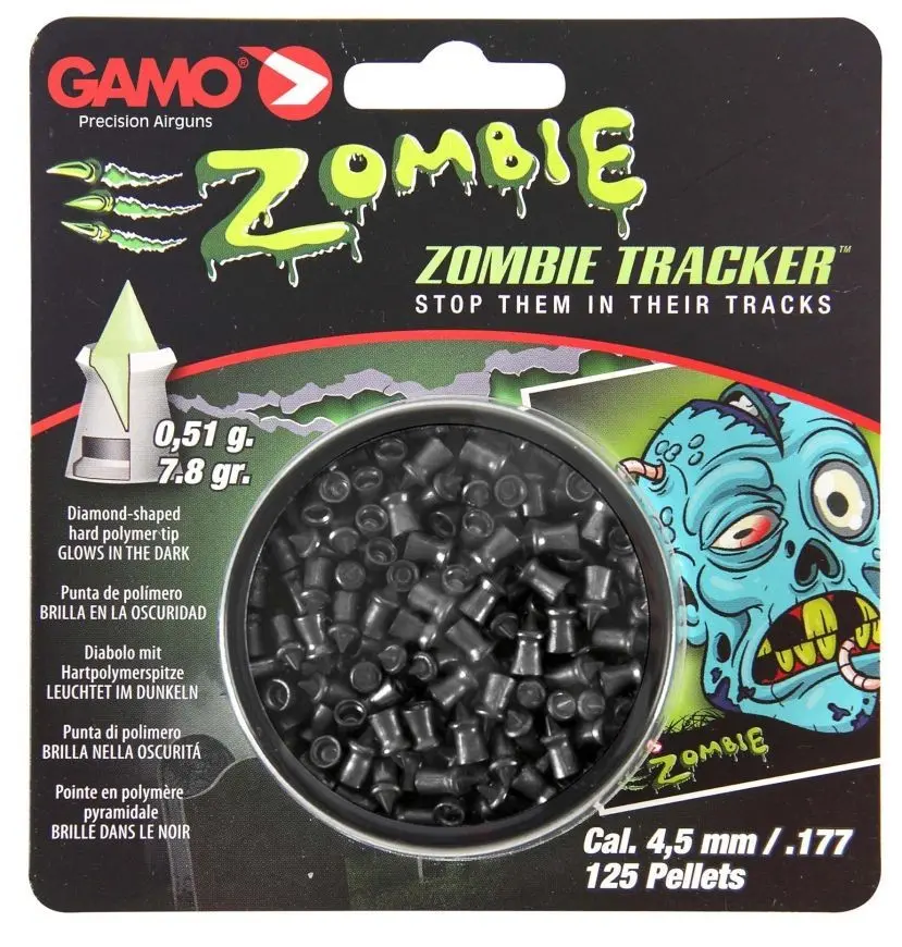 Gamo 4.5Mm Zombie Tracker Pellets 125Pcs 1