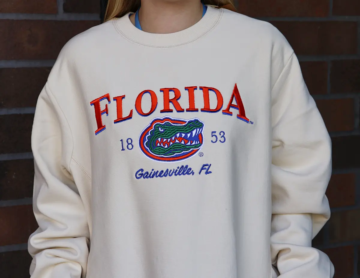 Florida Gator Uscape Bone Crewneck 1