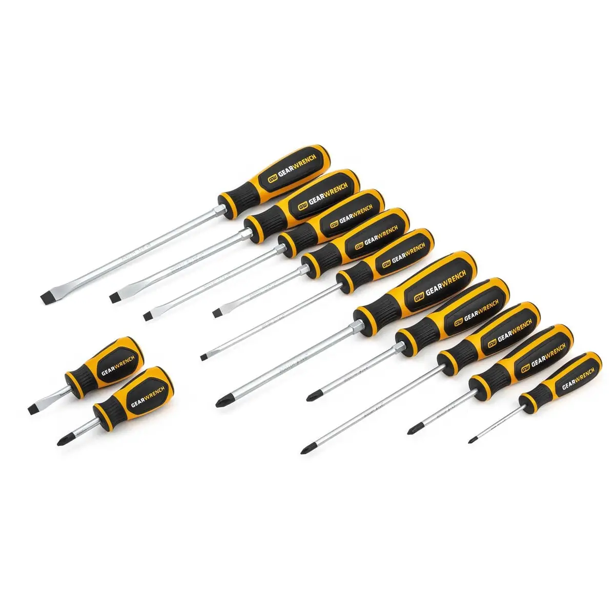 Gearwrench 12-Piece Ergonomic Screwdriver Set – Model 80051H 1