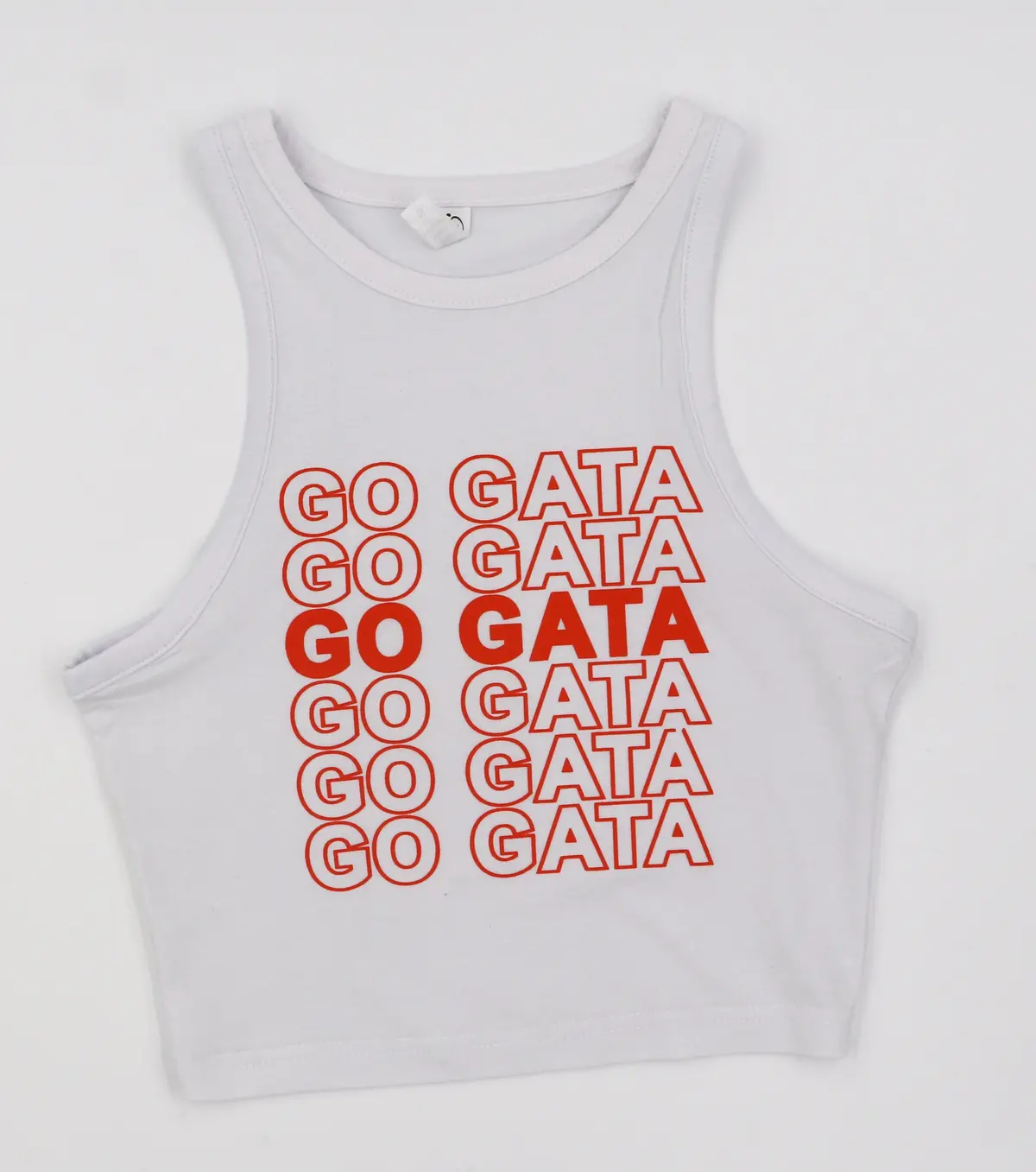 Game Day High Neck Sleeveless Crop Top 1