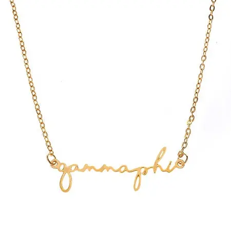 Gamma Phi Beta Script Necklace 1