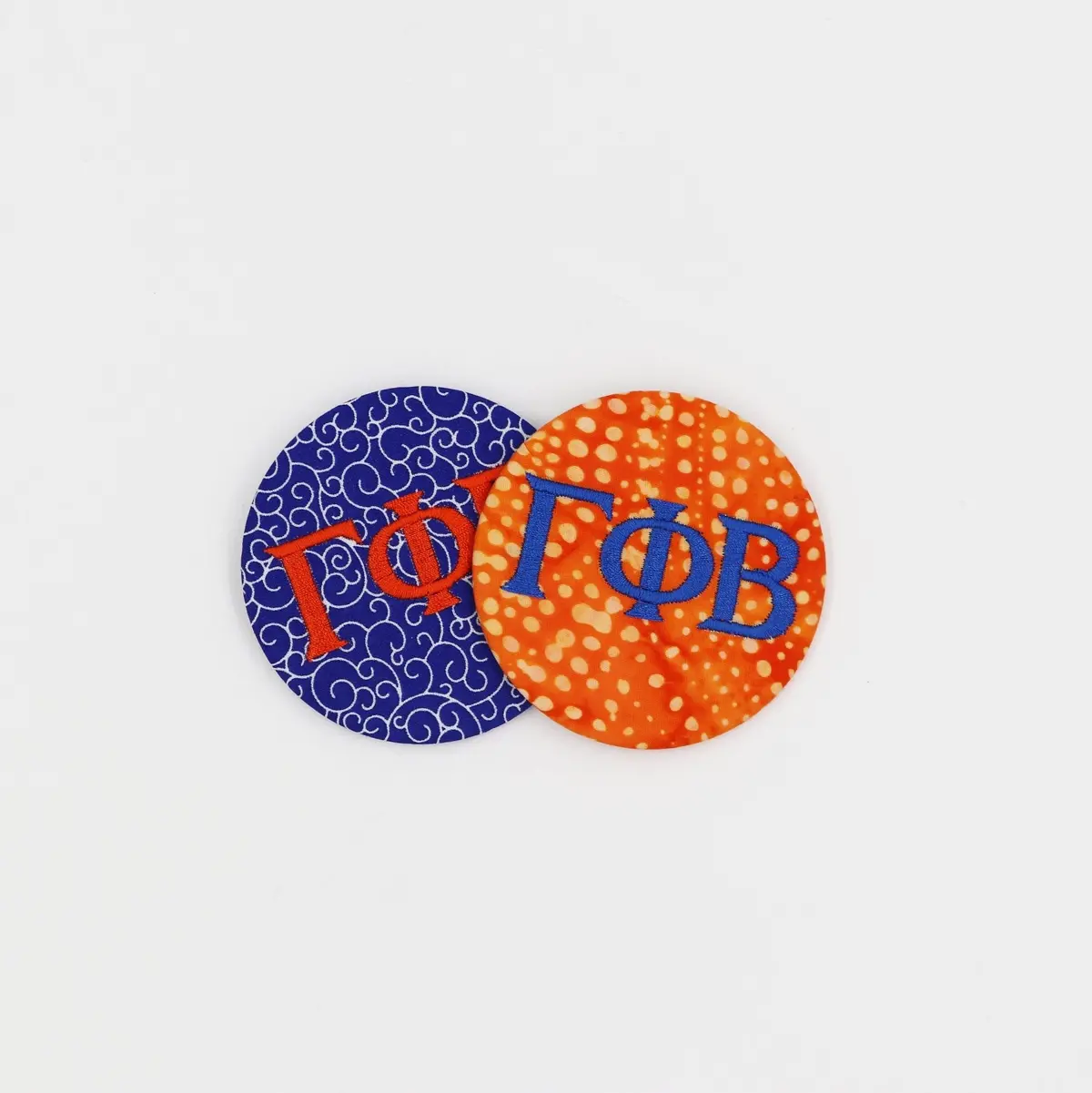 Gamma Phi Beta Game Day Embroidered Button 1