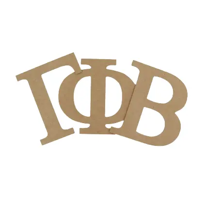 Gamma Phi Beta Crafting Mdf/Wood Letter Set 1