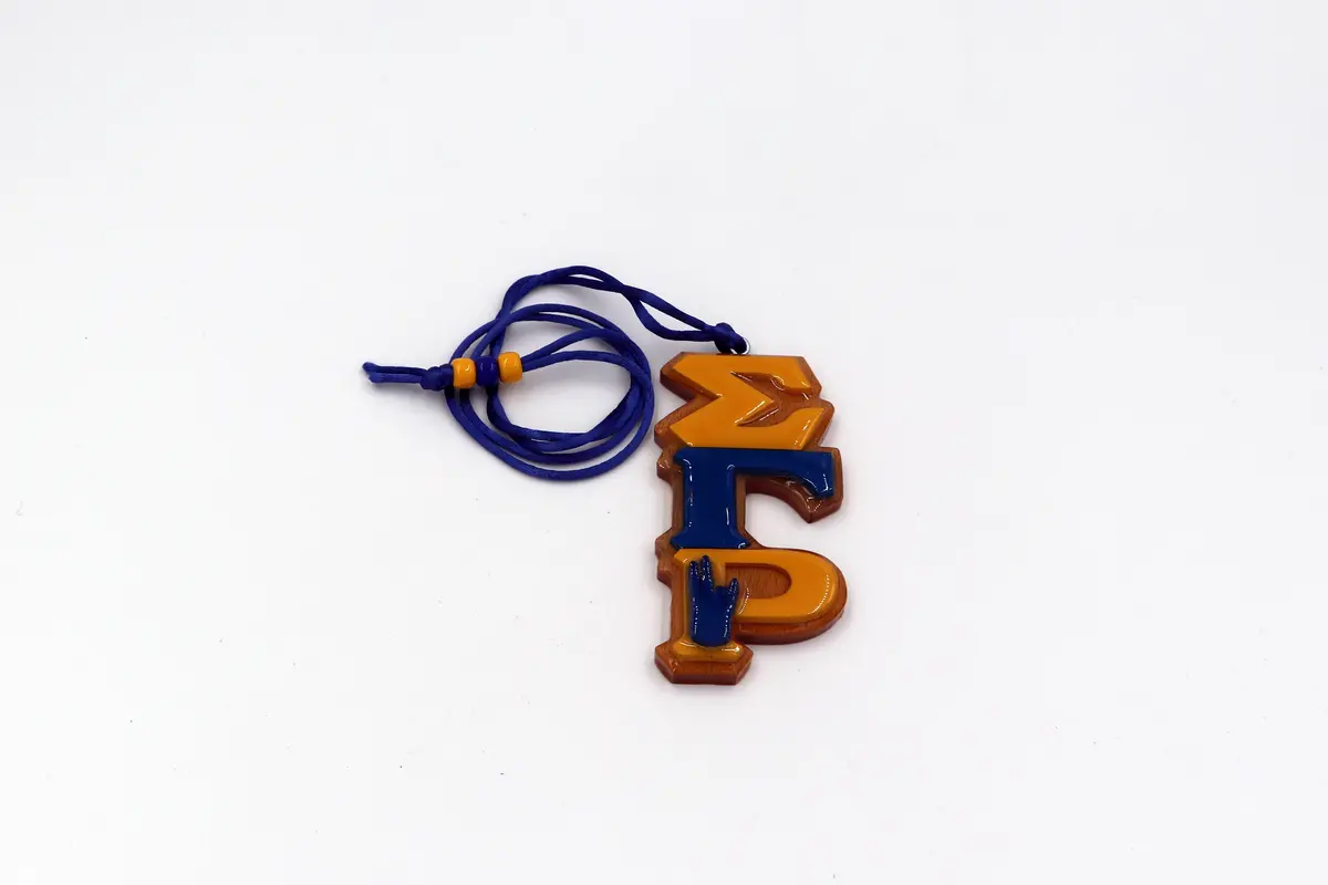 Sigma Gamma Rho Letters W/Symbol Tiki 3