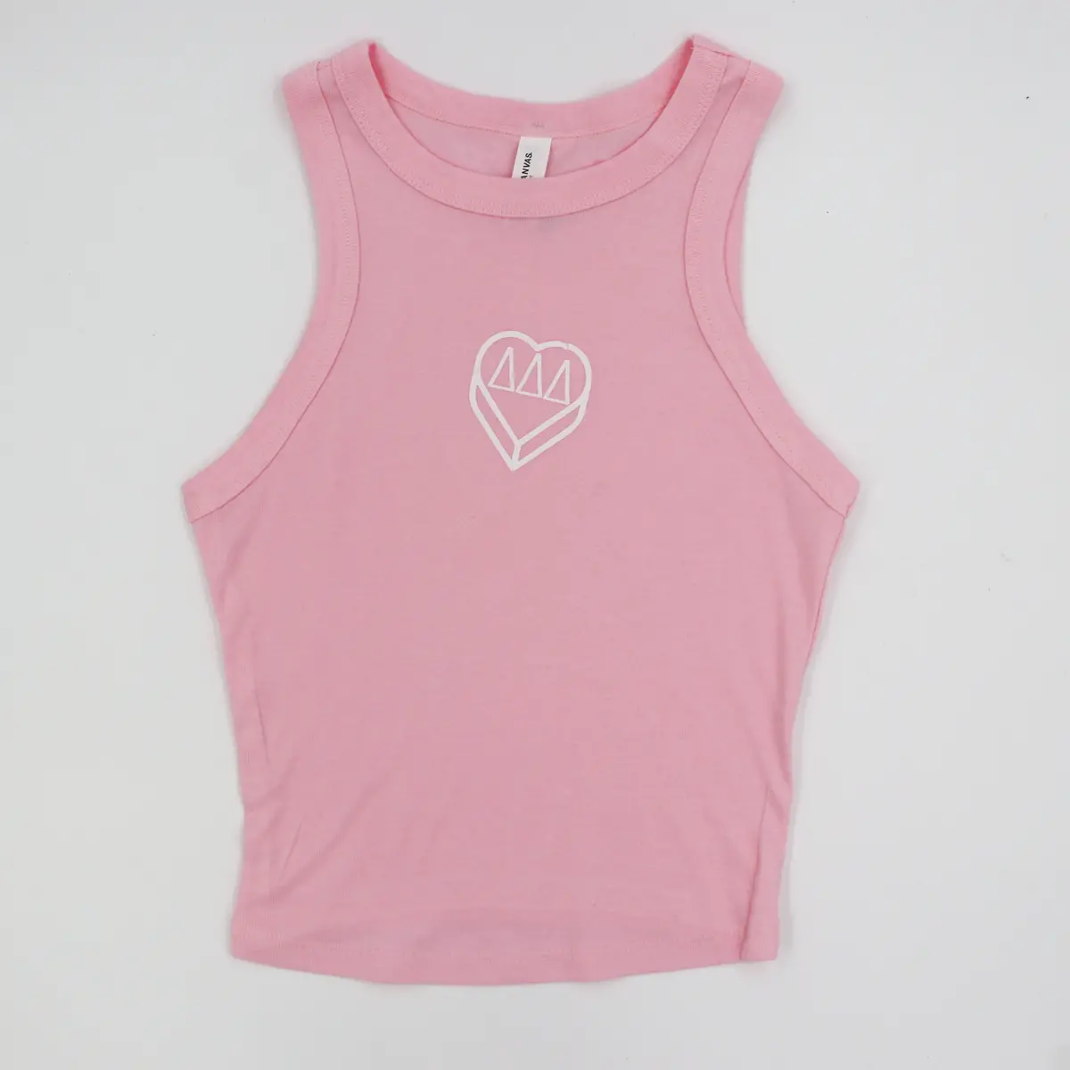 Sorority Heart Crop Tank 1