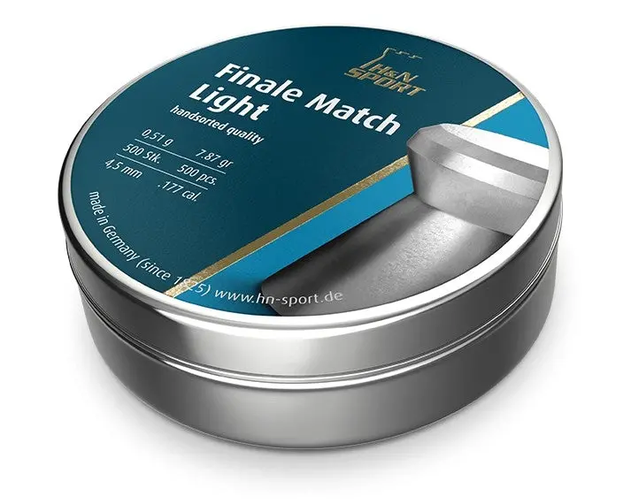 H&N 4.5Mm Finale Match Light 500Pcs 1