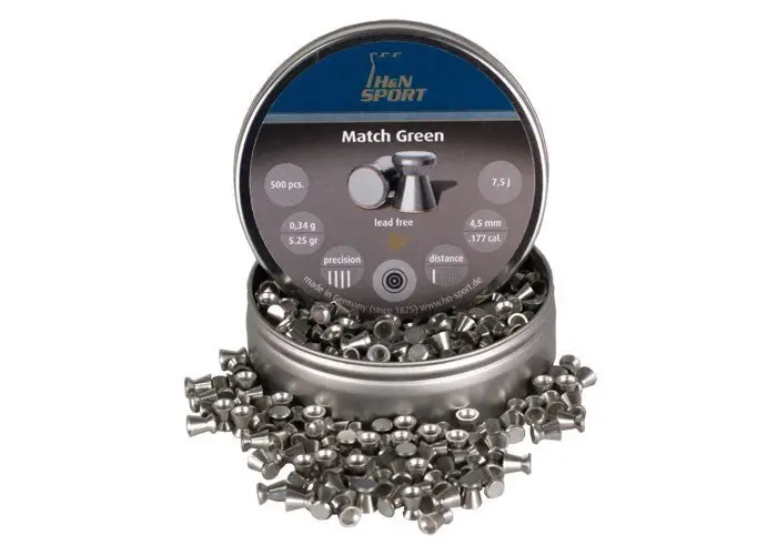 H&N 4.5Mm Match Green 500Pcs Pellets 1