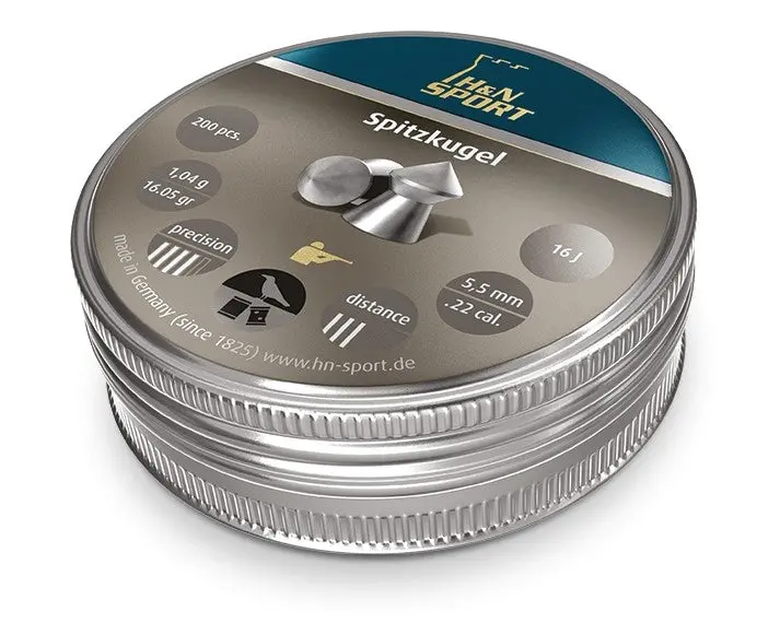 H&N 5.5Mm Spitzkugel 200Pcs 1