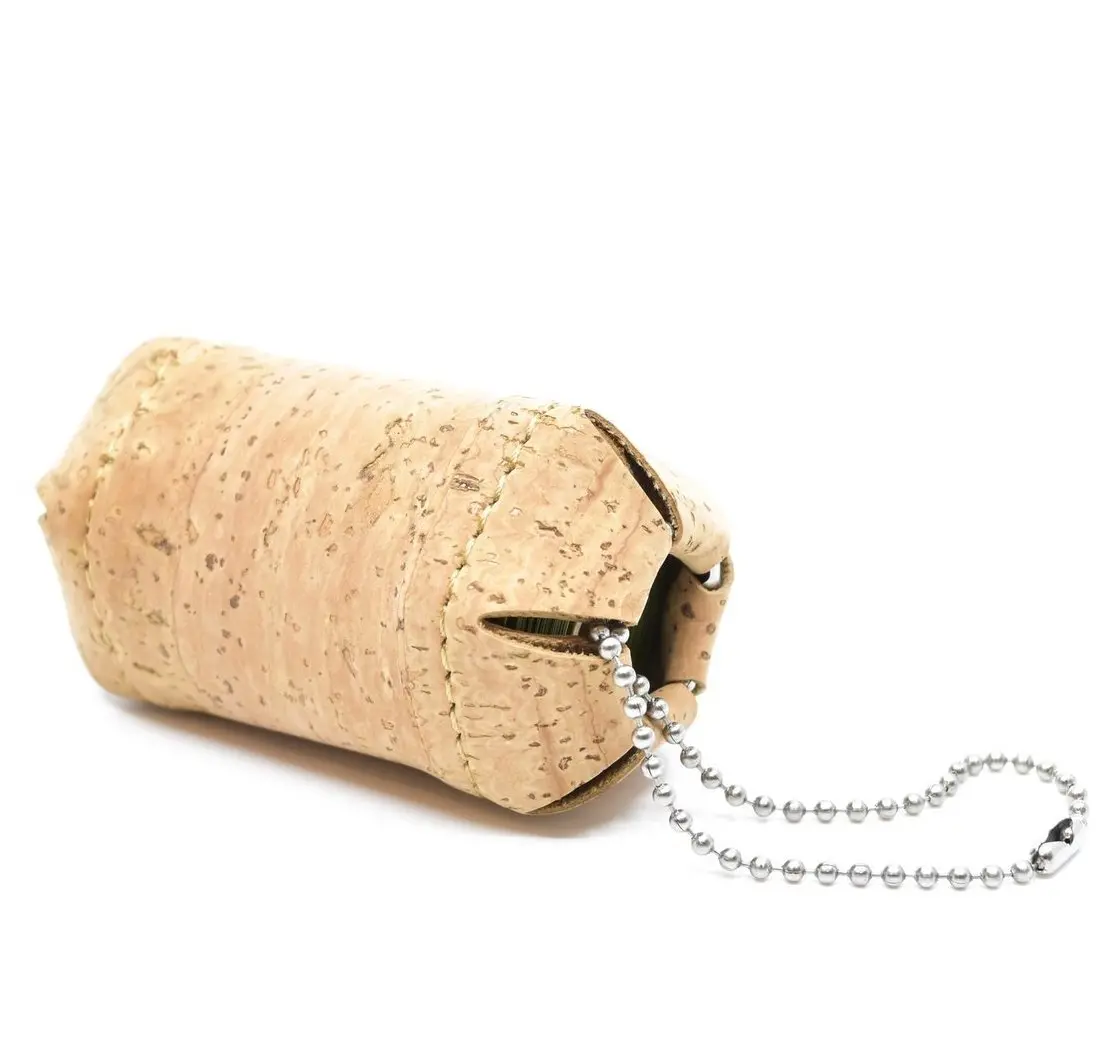 Cork Poop Bag Holder In Natural (Final Sale) 1