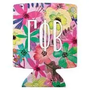 Gamma Phi Beta Floral Coozie 1