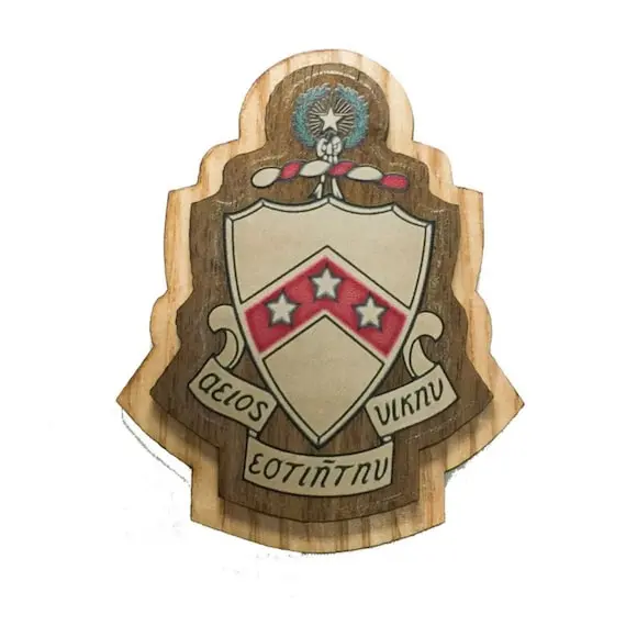 Phi Kappa Tau Large Wood Crest 1