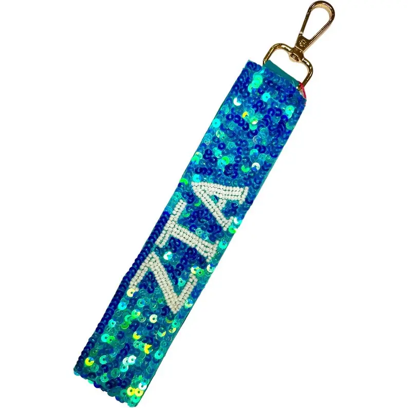 Zeta Tau Alpha Sequin Wristlet 1