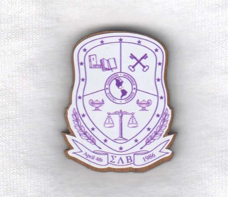 Sigma Lambda Beta Large Wood Crest 1