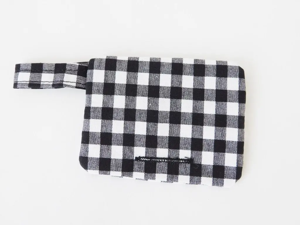 Charlotte's Pet | Waste Bag Hold In Black Gingham 2