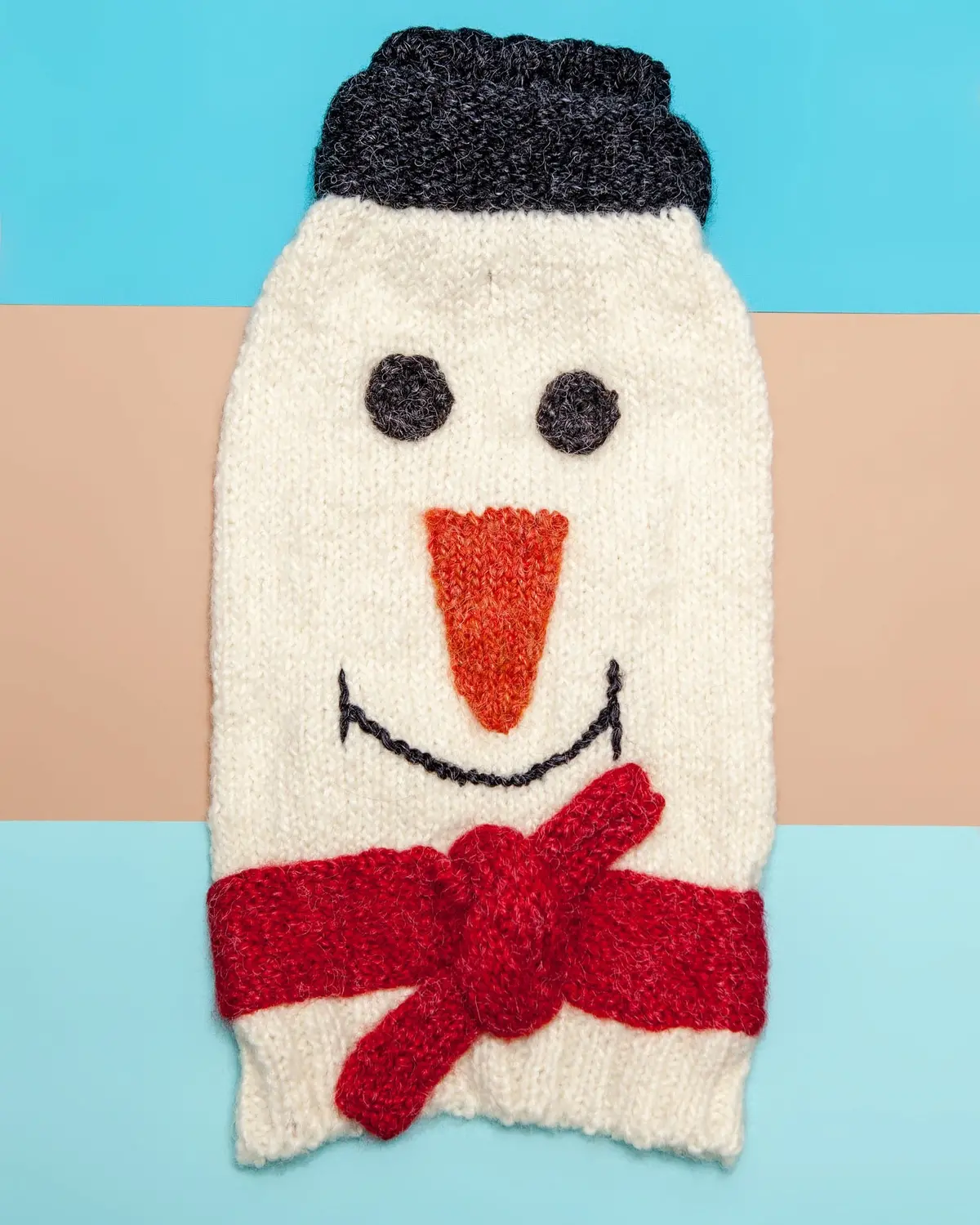 Snowpup Handknit Howliday Dog Sweater 1