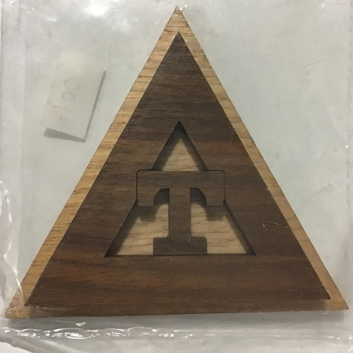 Triangle "T" Oak-Backed Symbol 1