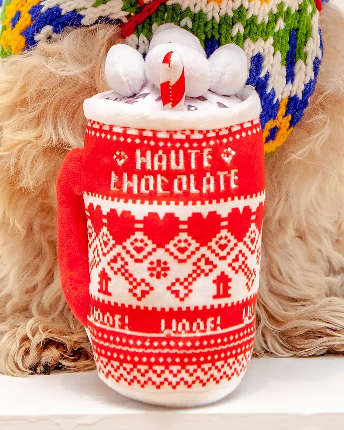 Haute Chocolate Dog Squeaky Toy 1