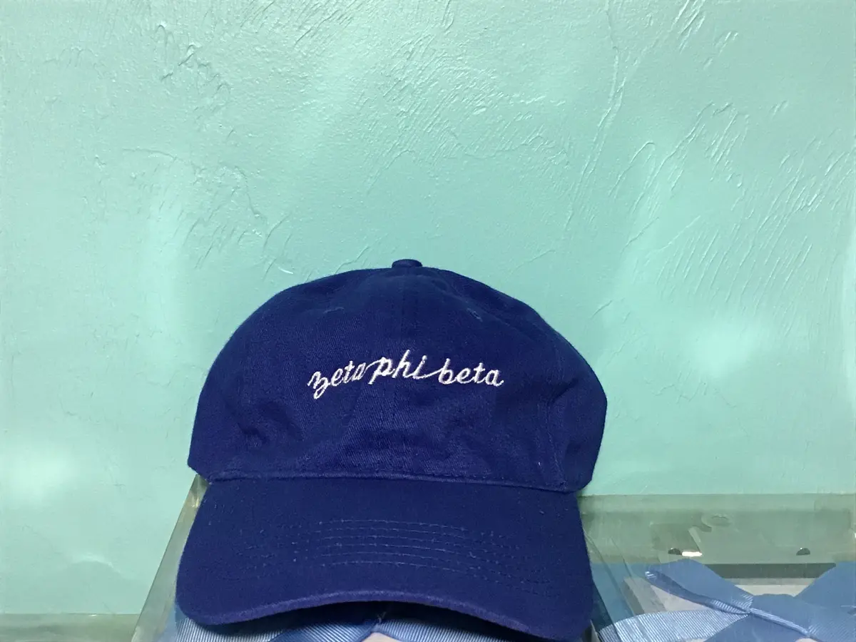 Zeta Phi Beta Script Hat 1