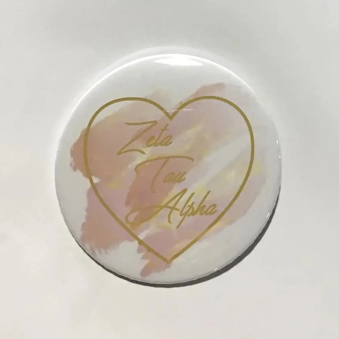 Zeta Tau Alpha Printed Button Watercolor Collection 2