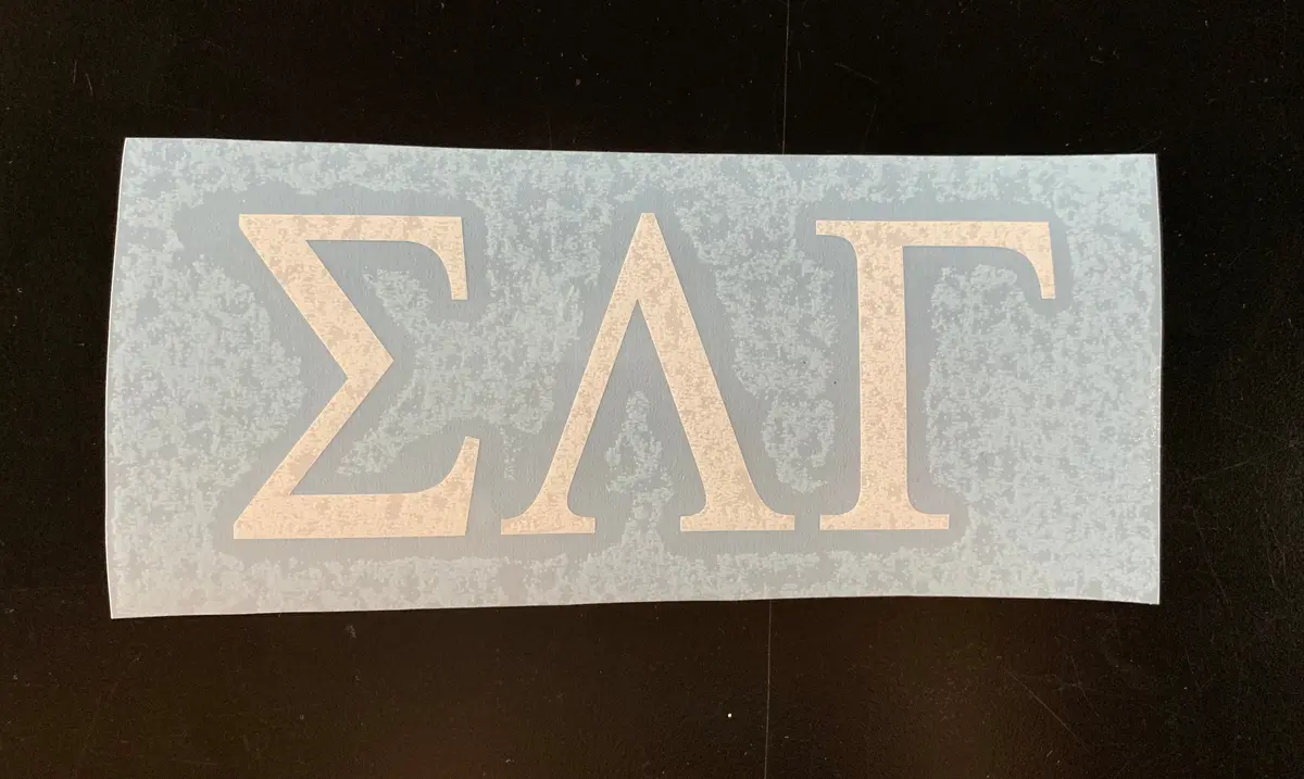 Sigma Lambda Gamma Vinyl Decal 1