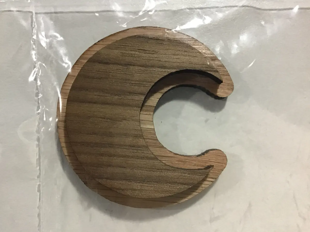 Crescent Moon Oak-Backed Symbol 1