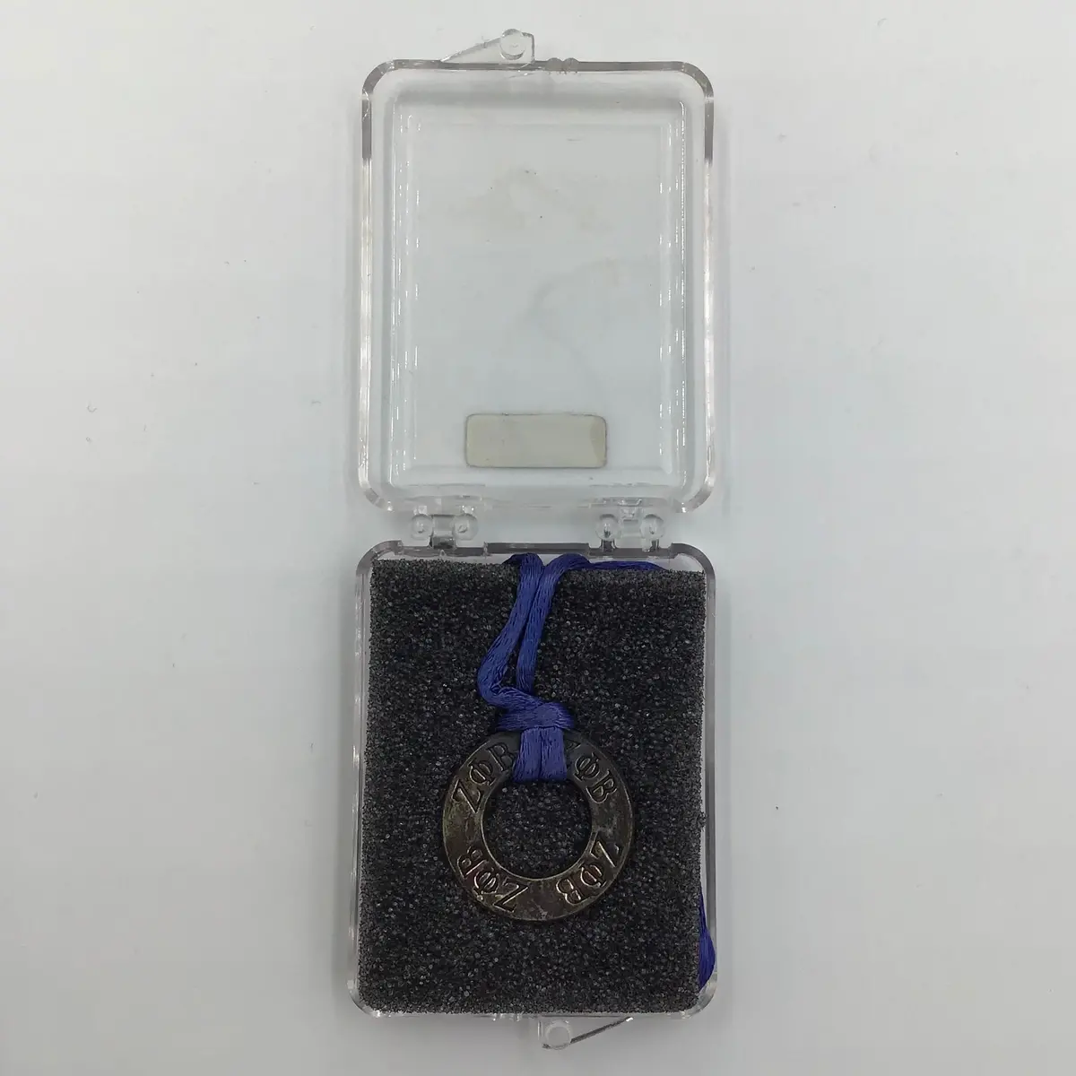 Zeta Phi Beta Round Charm Necklace 1